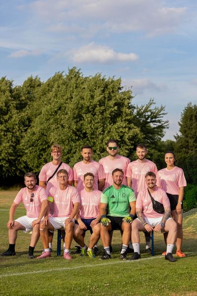 Mannschaftsfoto der Freizeitfußballmannschaft VfL Zeitspiel aus Eschweiler